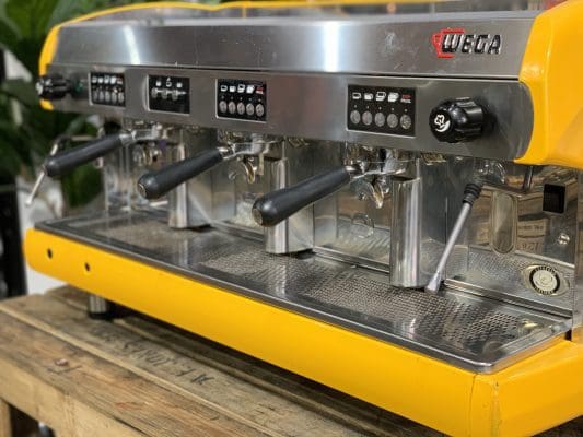 Wega Polaris - 3 Group Commercial Espresso Machine - Yellow