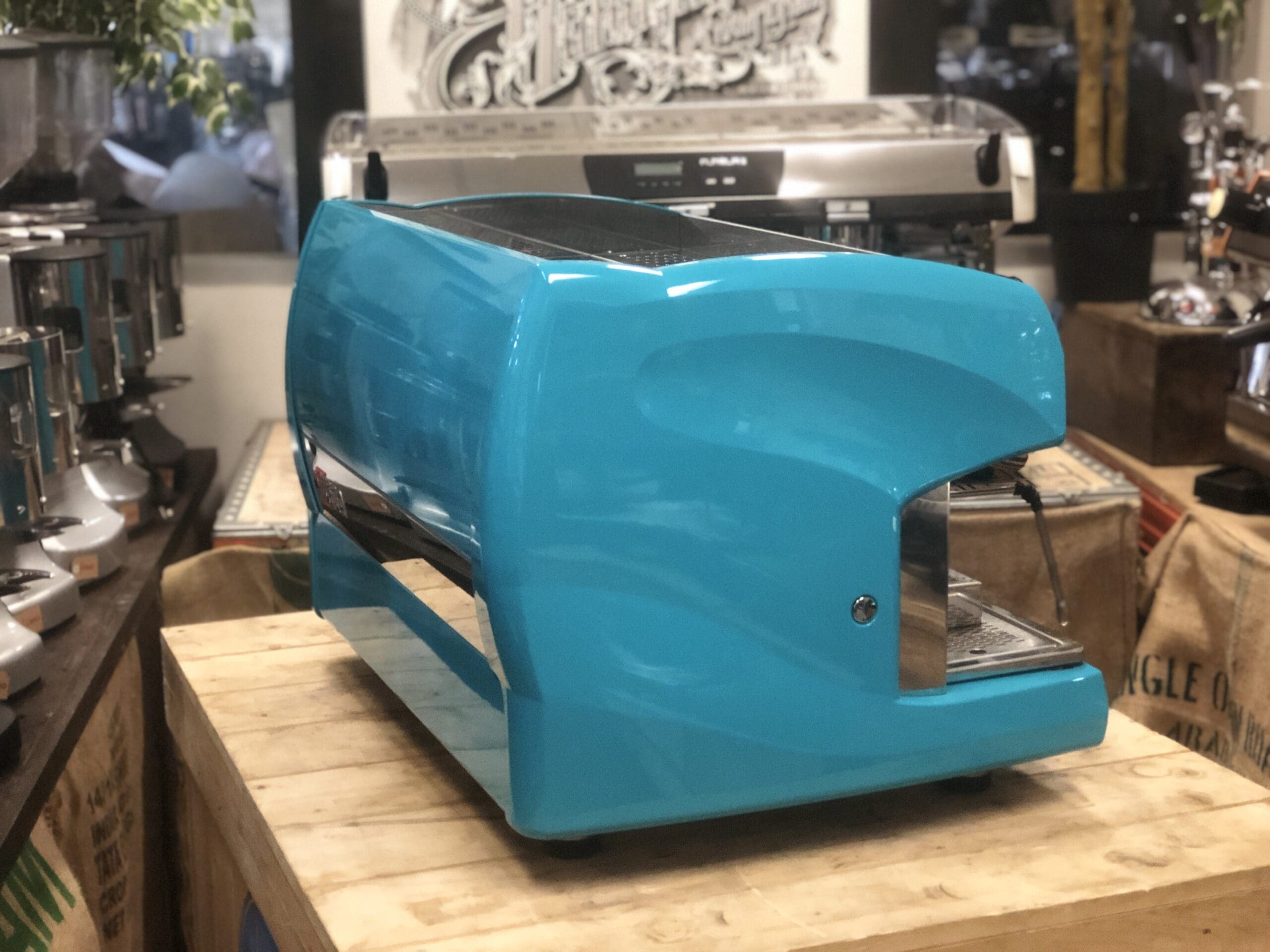 Wega Polaris Timber Handles 2 Group High Cup Blue - 17640
