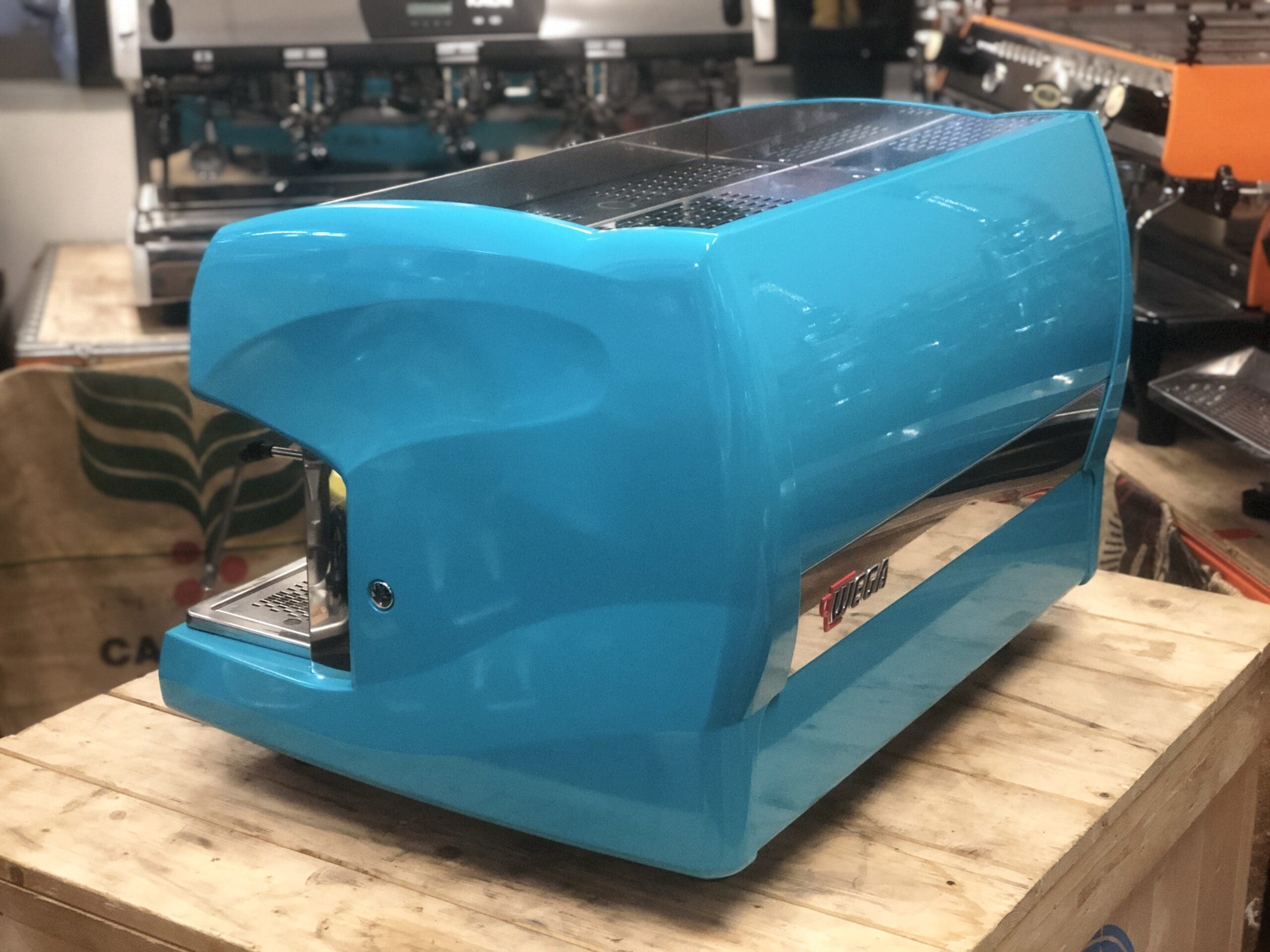 Wega Polaris Timber Handles 2 Group High Cup Blue - 17640