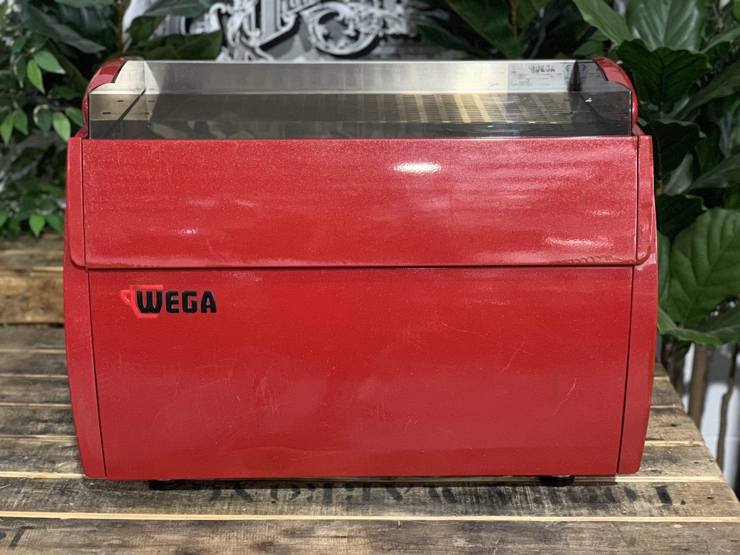 Wega Vela - 2 Group Commercial Espresso Machine - Red