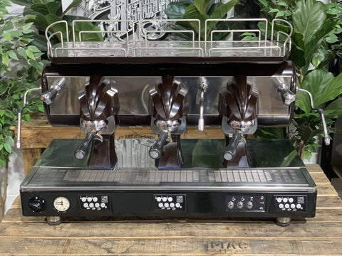 Wega Venus High Cup - 3 Group Commercial Espresso Machine - Brown