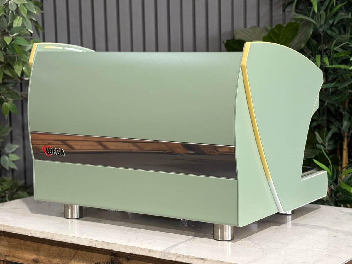 Wega Polaris Tron - - 2 Group Commercial Espresso Machine - Commercial - Sage Green