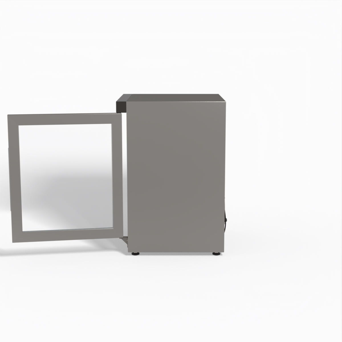 FED-X Thermaster Stainless Steel Upright Static Display Freezer XF200SG