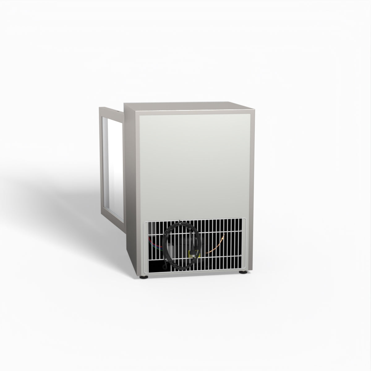 FED-X Thermaster Stainless Steel Upright Static Display Freezer XF200SG