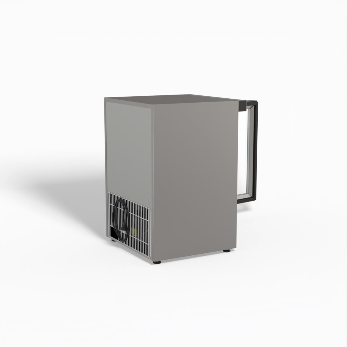 FED-X Thermaster Stainless Steel Upright Static Display Freezer XF200SG