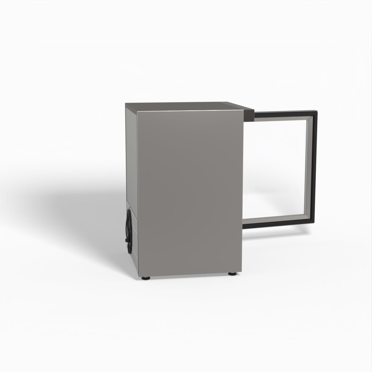 FED-X Thermaster Stainless Steel Upright Static Display Freezer XF200SG