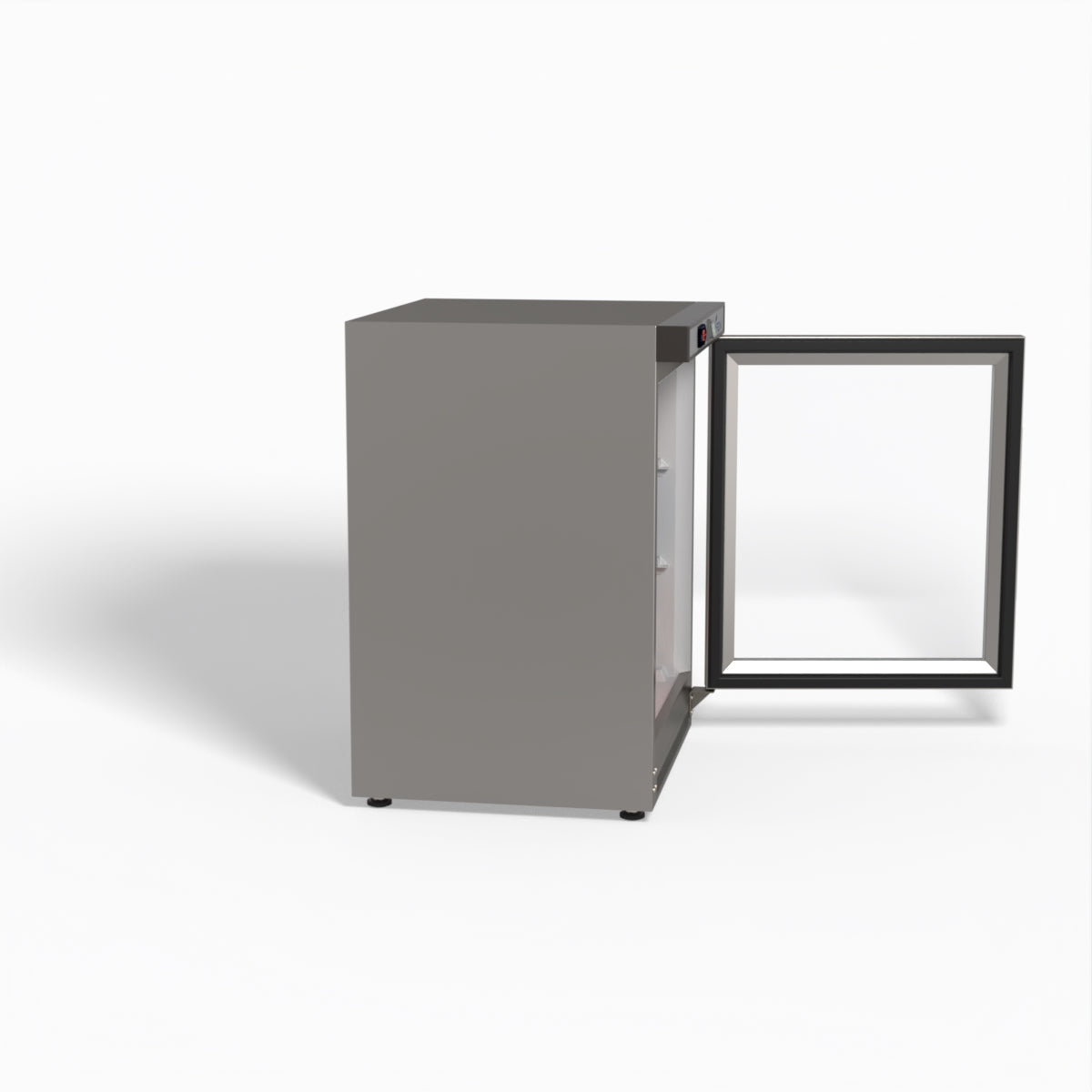 FED-X Thermaster Stainless Steel Upright Static Display Freezer XF200SG