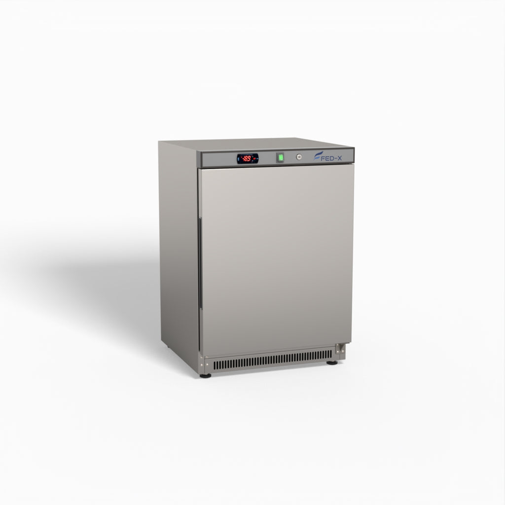 FED-X Thermaster Stainless Steel Uprighht Static Freezer XF200SS
