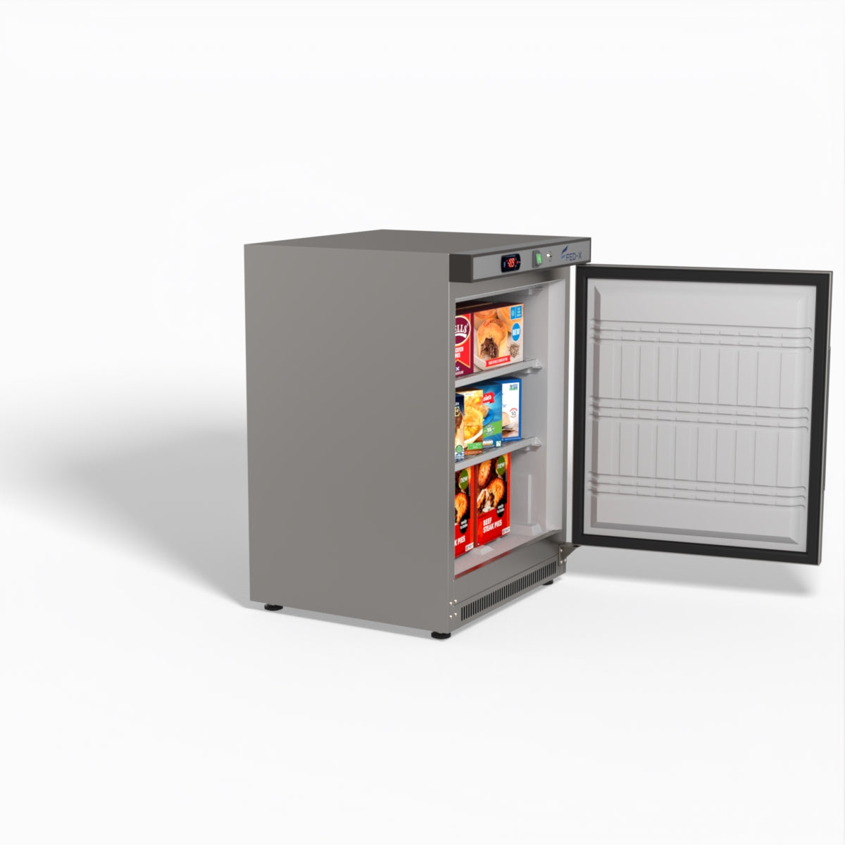 FED-X Thermaster Stainless Steel Uprighht Static Freezer XF200SS
