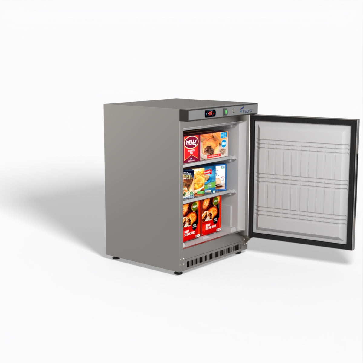 FED-X Thermaster Stainless Steel Uprighht Static Freezer XF200SS