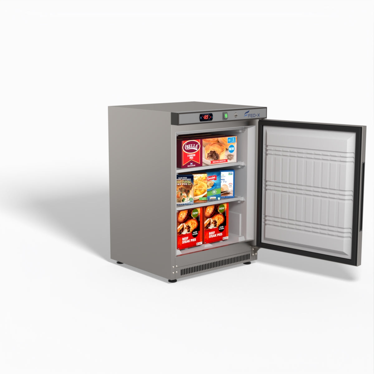 FED-X Thermaster Stainless Steel Uprighht Static Freezer XF200SS