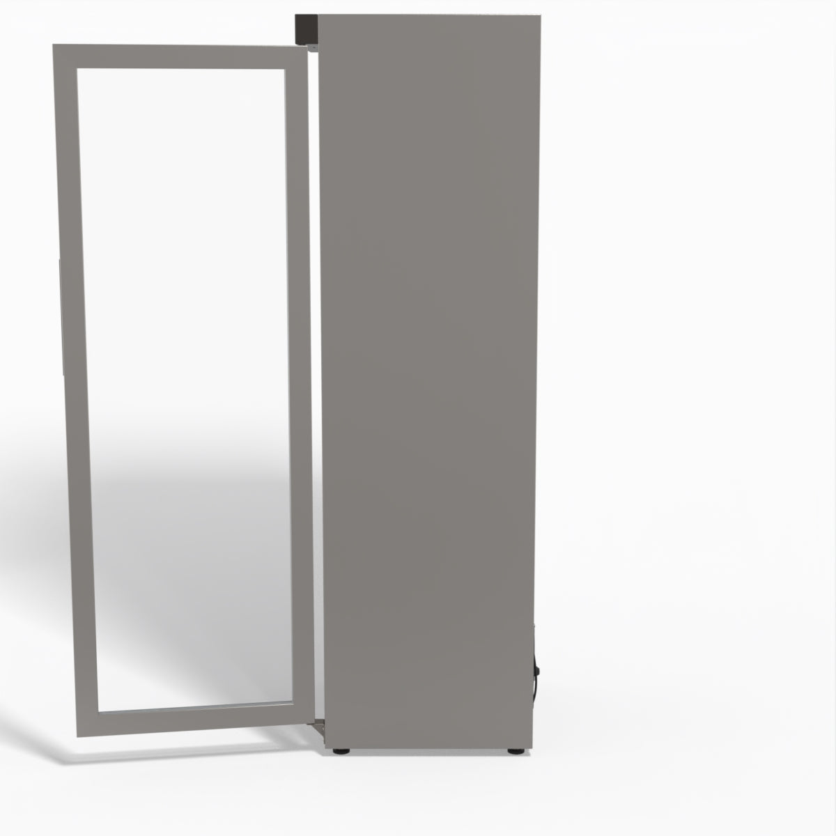 FED-X Thermaster Stainless Steel Upright Static Display Freezer XF400SG