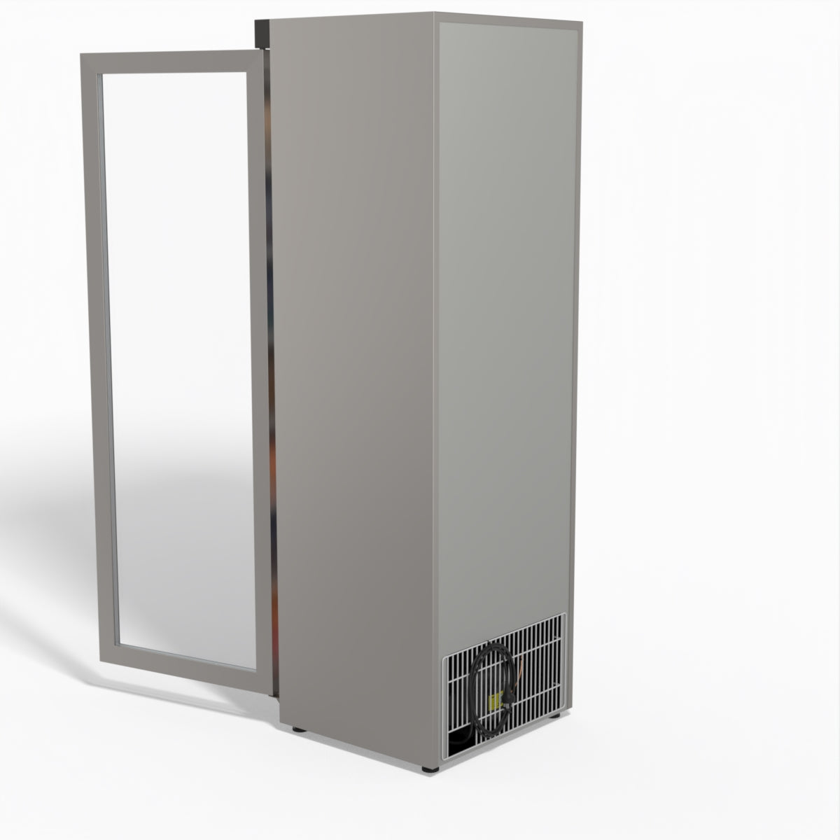 FED-X Thermaster Stainless Steel Upright Static Display Freezer XF400SG