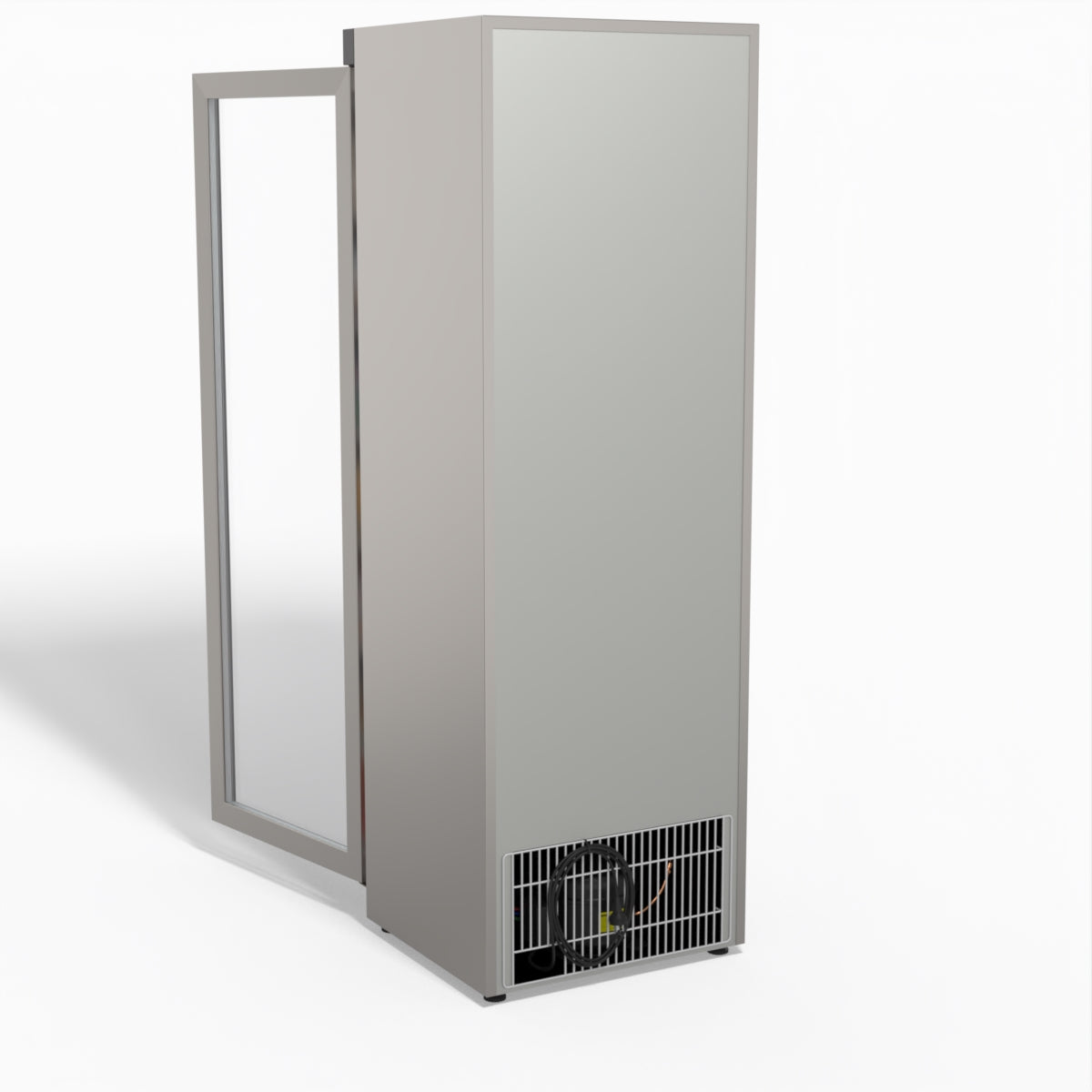 FED-X Thermaster Stainless Steel Upright Static Display Freezer XF400SG