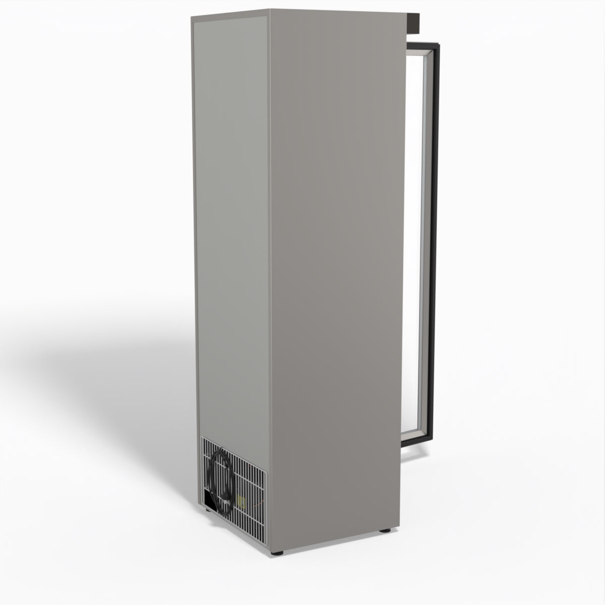 FED-X Thermaster Stainless Steel Upright Static Display Freezer XF400SG