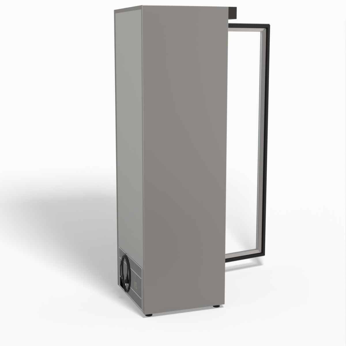 FED-X Thermaster Stainless Steel Upright Static Display Freezer XF400SG