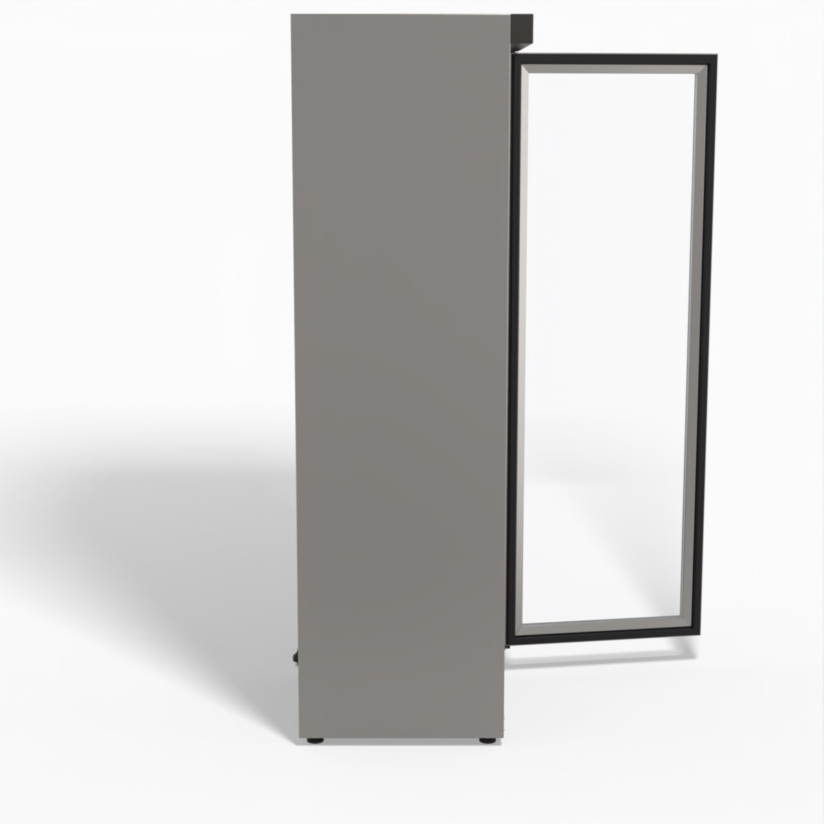 FED-X Thermaster Stainless Steel Upright Static Display Freezer XF400SG