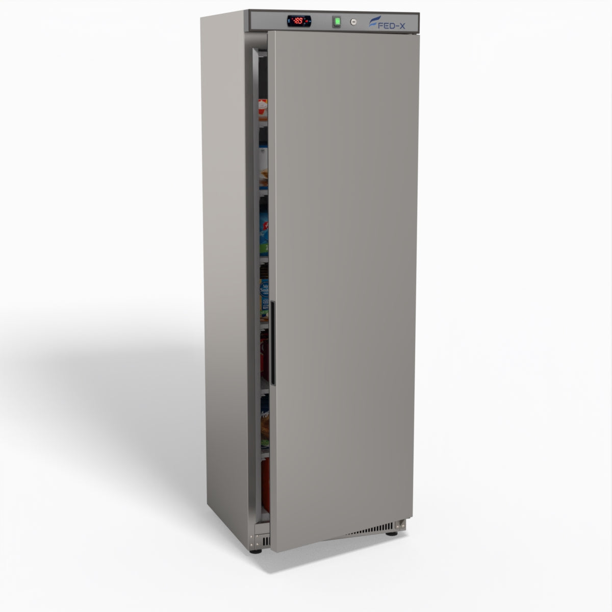 FED-X Thermaster Stainless Steel Upright Static Freezer XF400SS