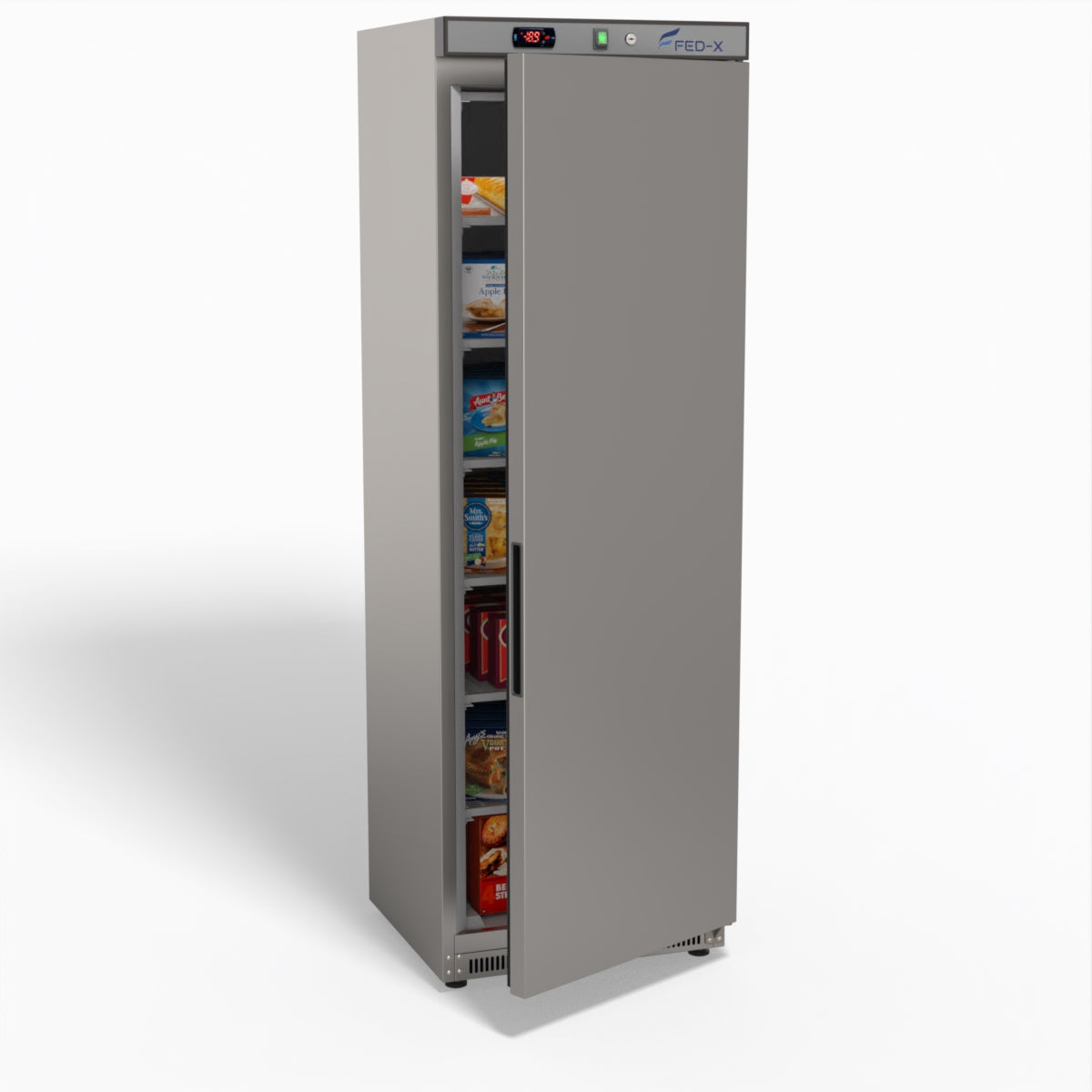 FED-X Thermaster Stainless Steel Upright Static Freezer XF400SS