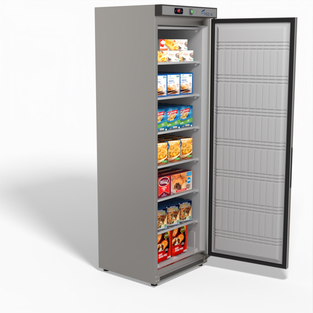 FED-X Thermaster Stainless Steel Upright Static Freezer XF400SS