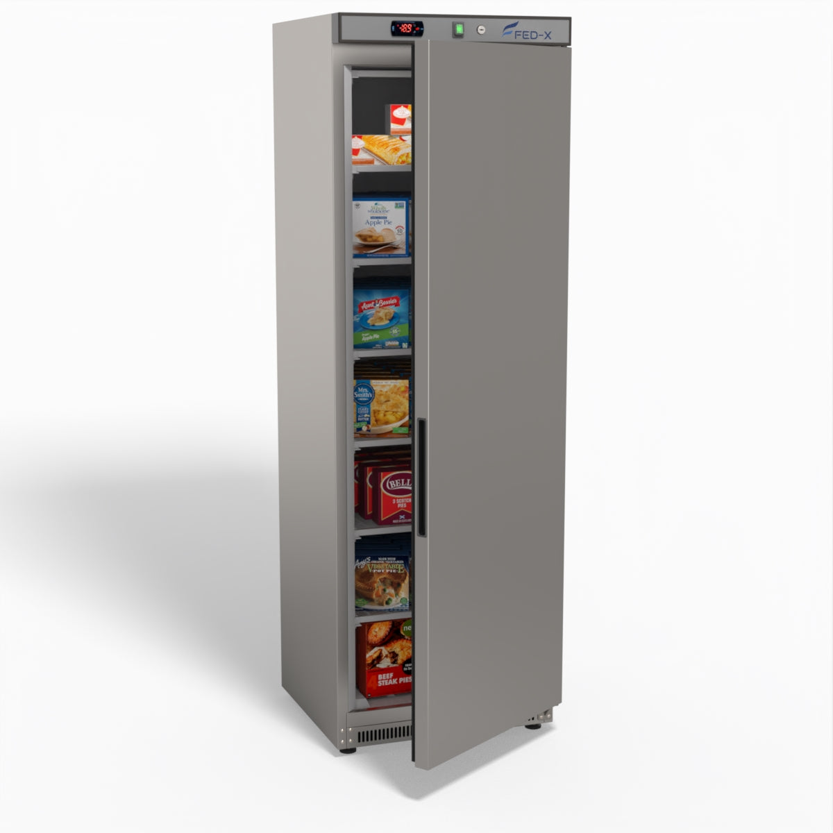 FED-X Thermaster Stainless Steel Upright Static Freezer XF400SS