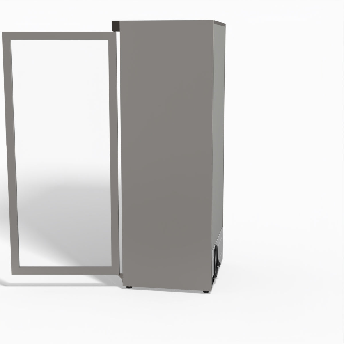 FED-X Thermaster Stainless Steel Upright Static Display Freezer XF600SG