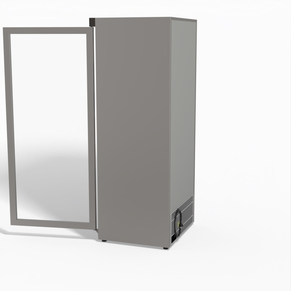 FED-X Thermaster Stainless Steel Upright Static Display Freezer XF600SG