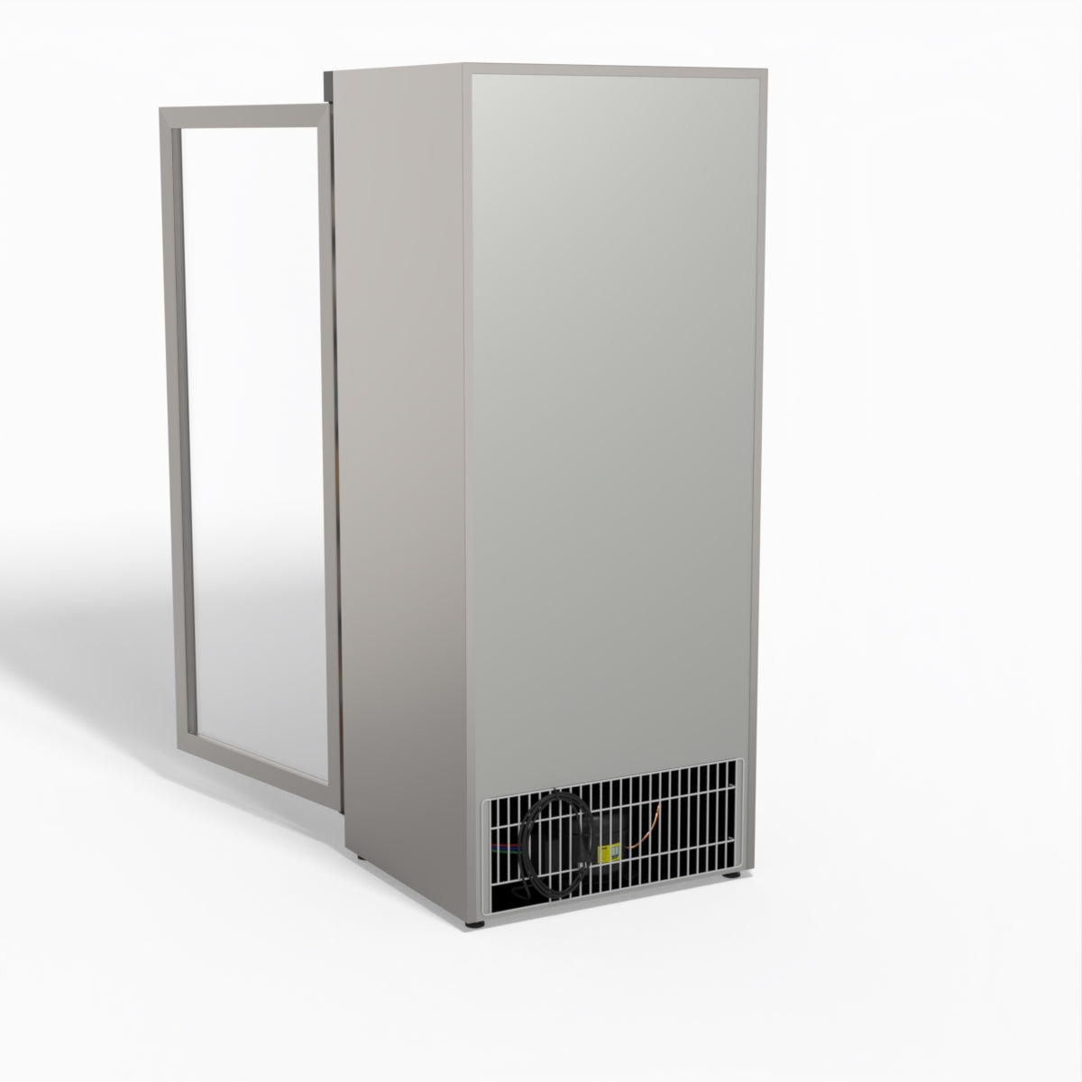FED-X Thermaster Stainless Steel Upright Static Display Freezer XF600SG