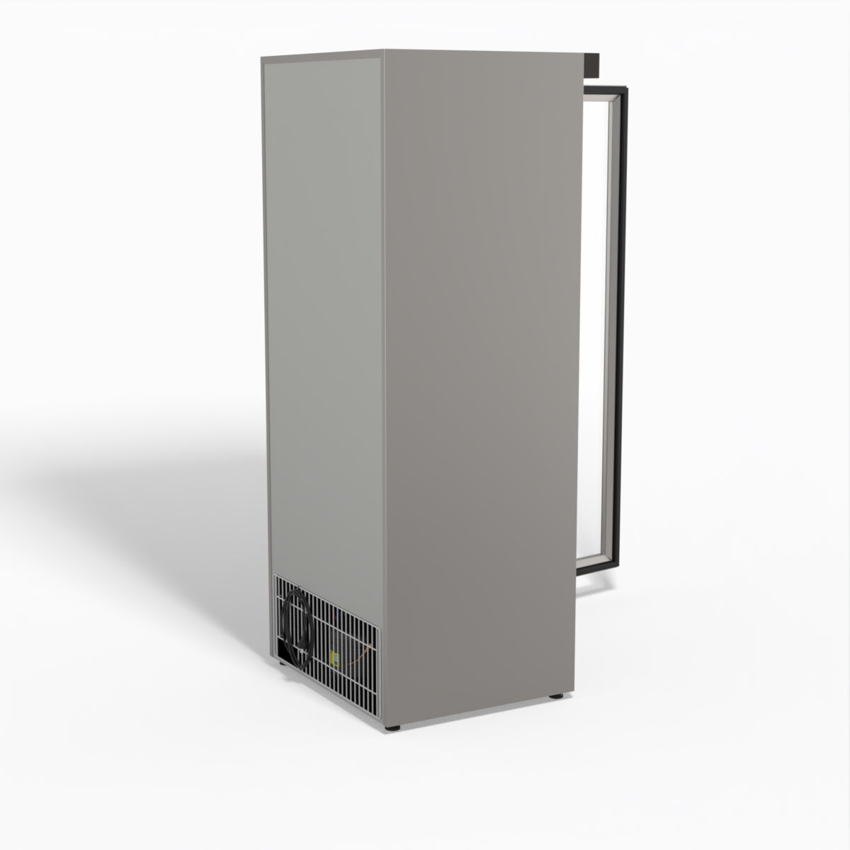 FED-X Thermaster Stainless Steel Upright Static Display Freezer XF600SG