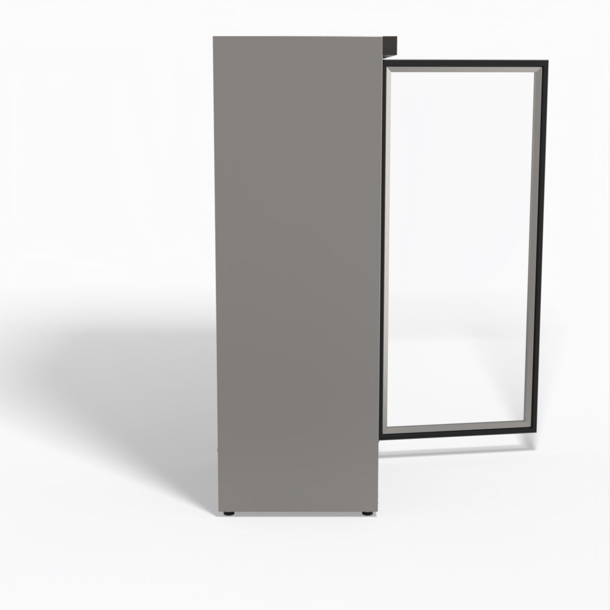 FED-X Thermaster Stainless Steel Upright Static Display Freezer XF600SG