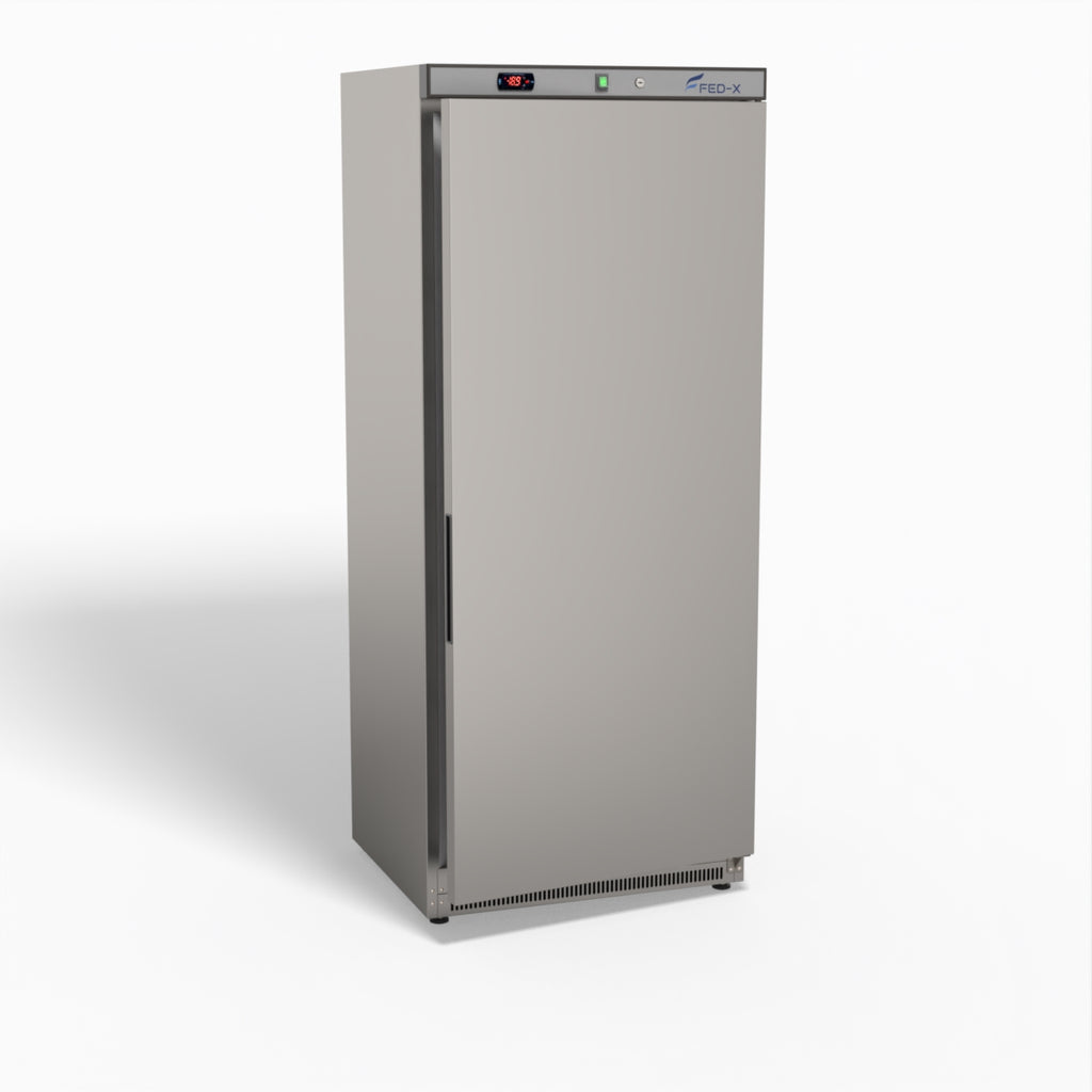 FED-X Thermaster Stainless Steel Uprighht Static Freezer XF600SS