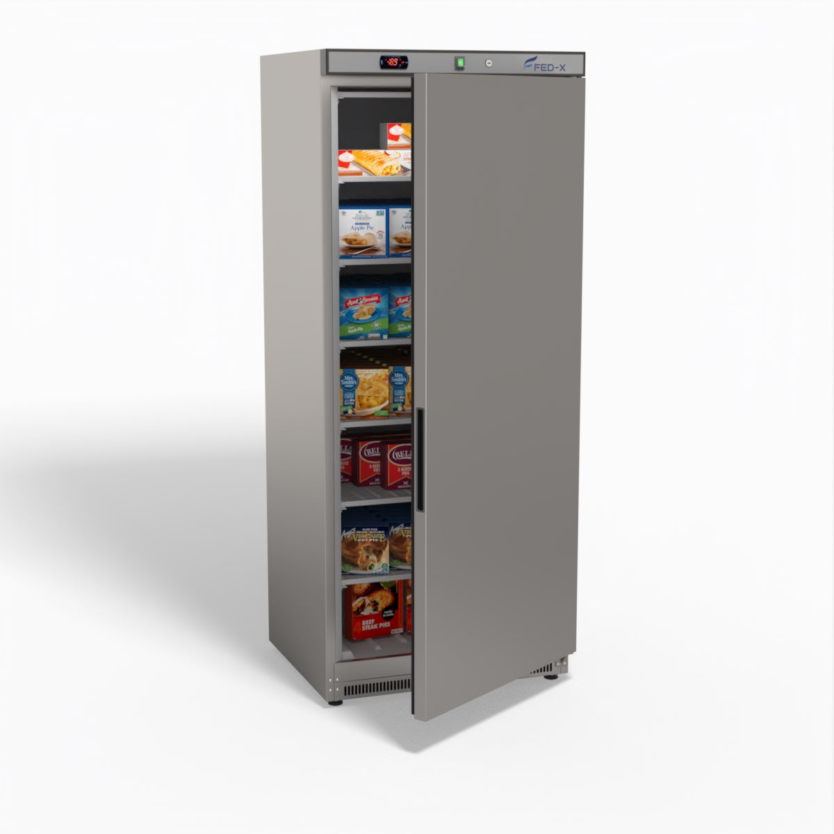 FED-X Thermaster Stainless Steel Uprighht Static Freezer XF600SS