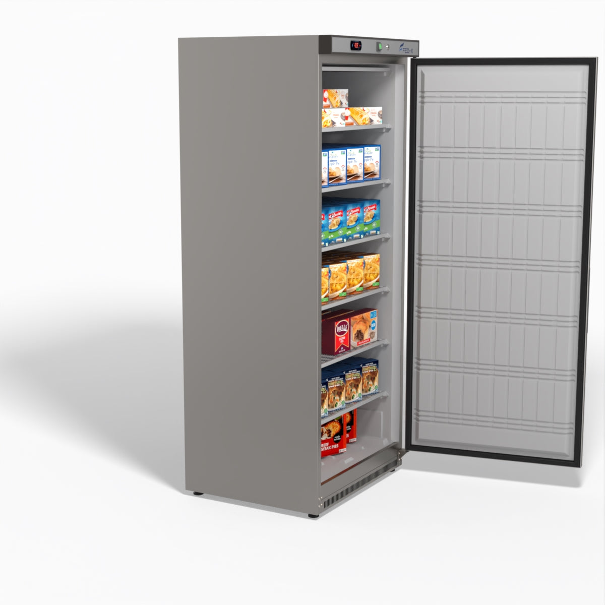FED-X Thermaster Stainless Steel Uprighht Static Freezer XF600SS