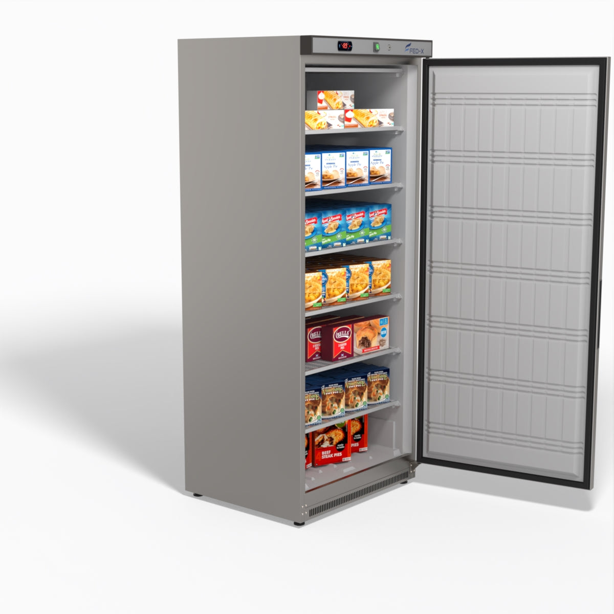 FED-X Thermaster Stainless Steel Uprighht Static Freezer XF600SS