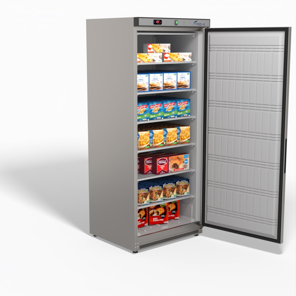 FED-X Thermaster Stainless Steel Uprighht Static Freezer XF600SS