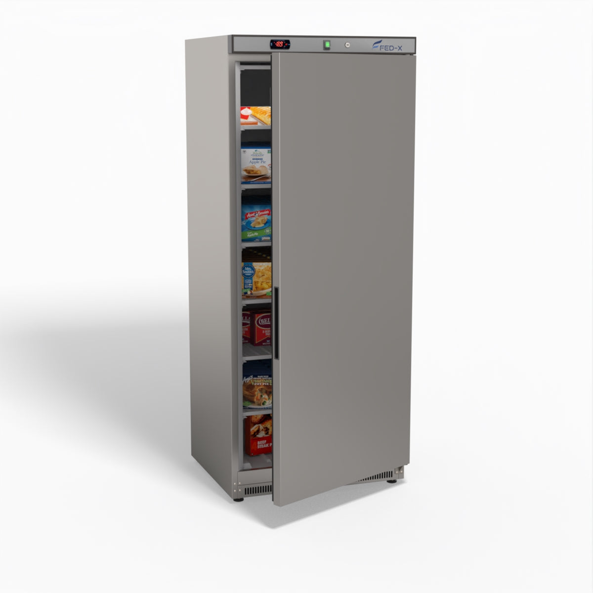 FED-X Thermaster Stainless Steel Uprighht Static Freezer XF600SS