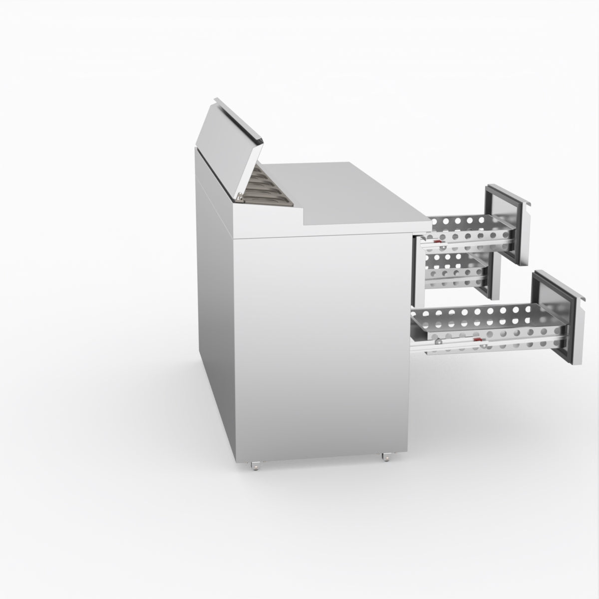 FED-X Six Drawer Salad Prep Fridge XGNS1300D-6D