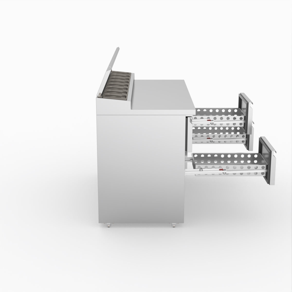 FED-X Six Drawer Salad Prep Fridge XGNS1300D-6D