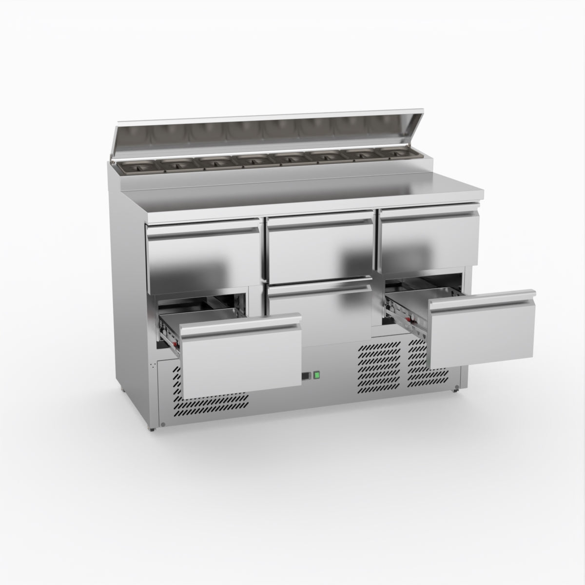 FED-X Six Drawer Salad Prep Fridge XGNS1300D-6D