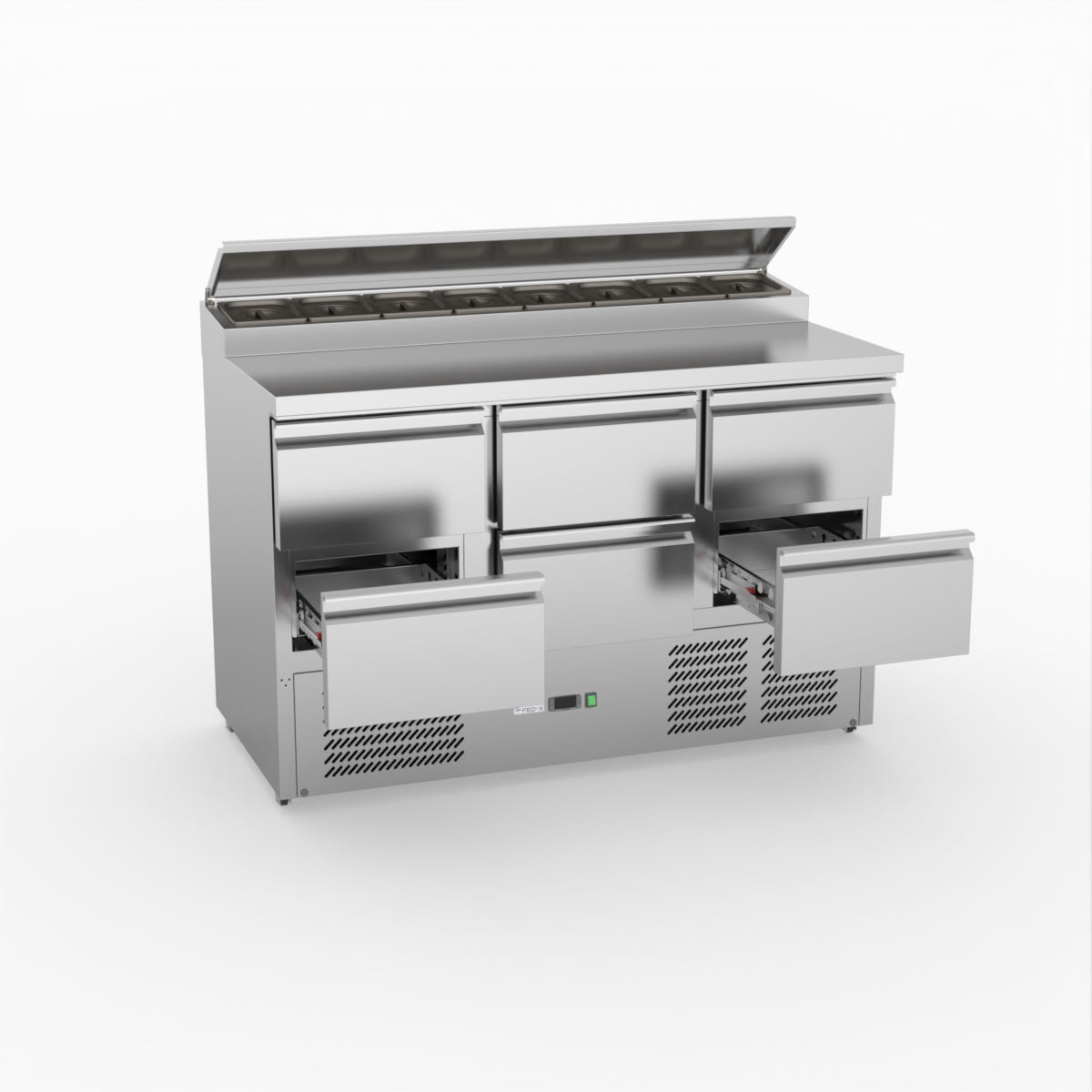 FED-X Six Drawer Salad Prep Fridge XGNS1300D-6D