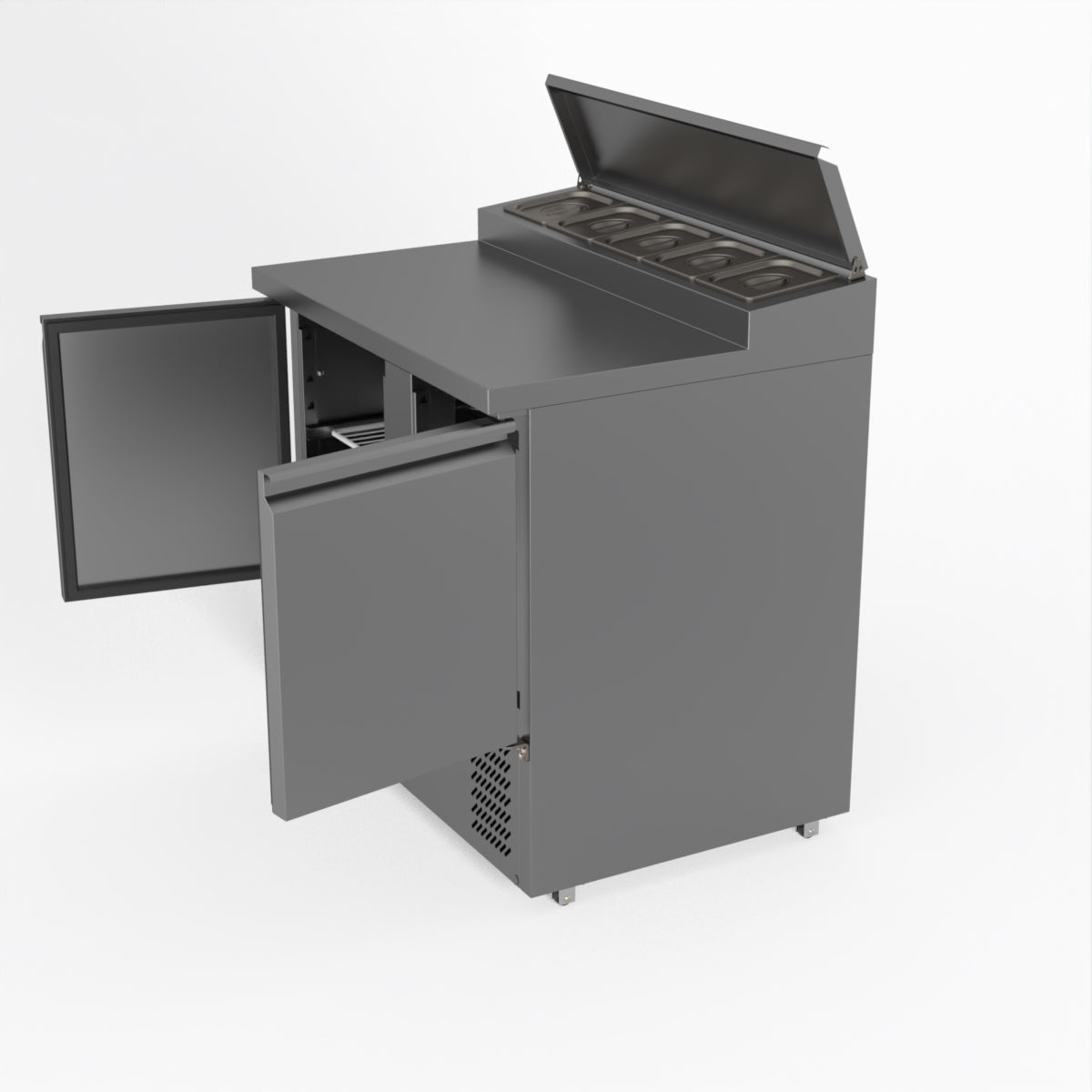 FED-X Two Door Salad Prep Fridge XGNS900D