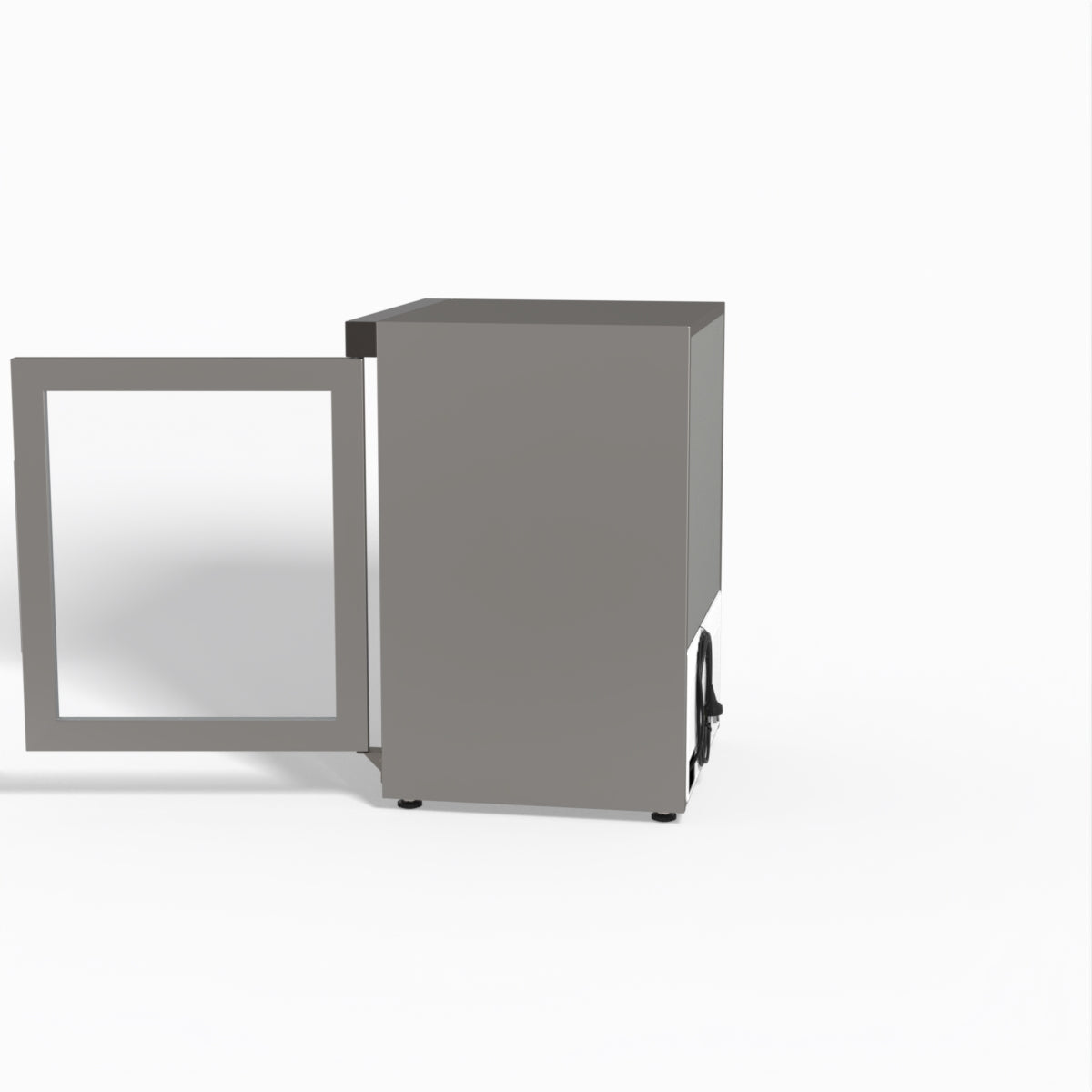 FED-X Thermaster Stainless Steel Upright Static Display Fridge XR200SG