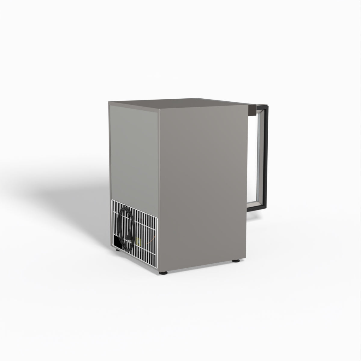 FED-X Thermaster Stainless Steel Upright Static Display Fridge XR200SG