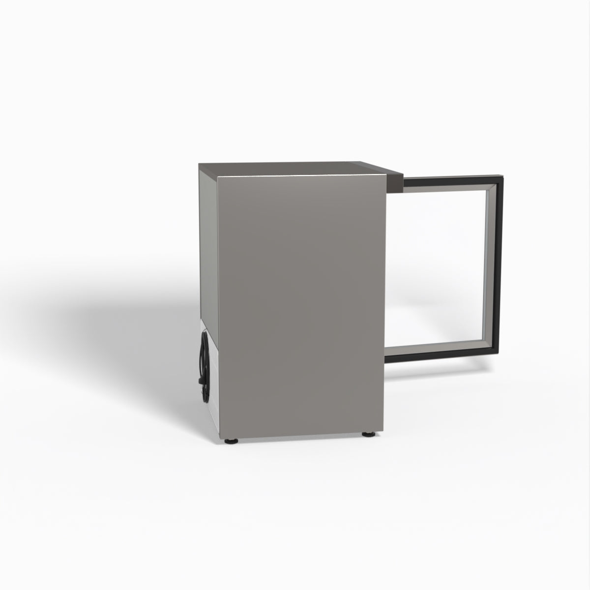 FED-X Thermaster Stainless Steel Upright Static Display Fridge XR200SG