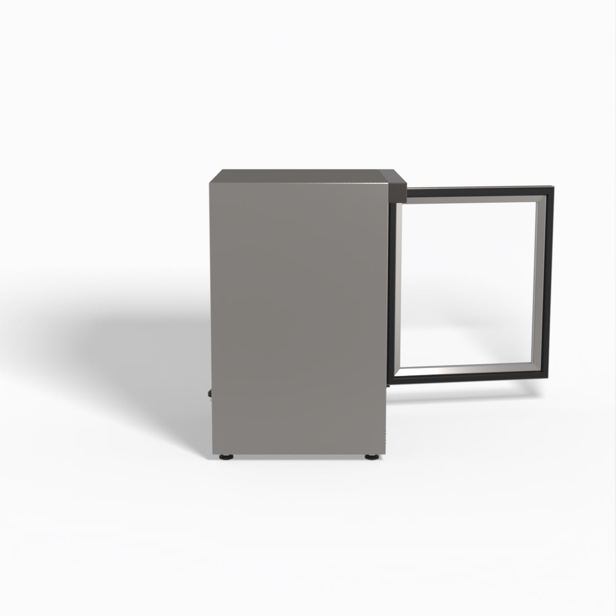 FED-X Thermaster Stainless Steel Upright Static Display Fridge XR200SG