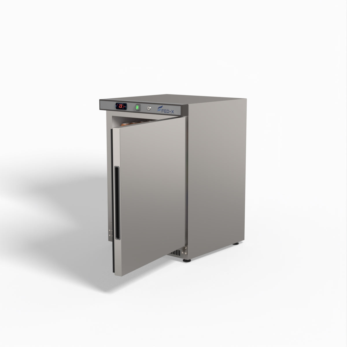 FED-X Thermaster Stainless Steel Upright Static Fridge XR200SS