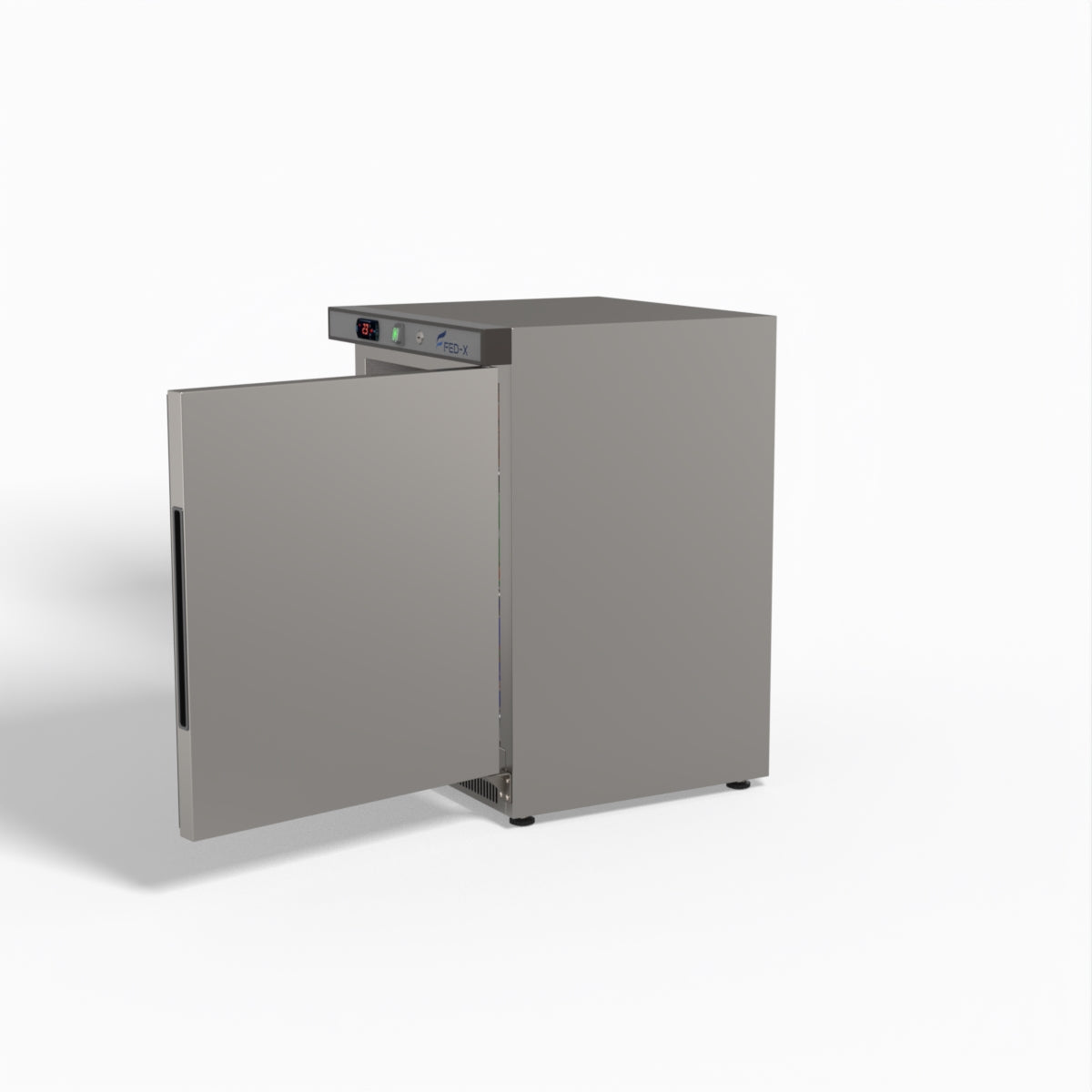 FED-X Thermaster Stainless Steel Upright Static Fridge XR200SS