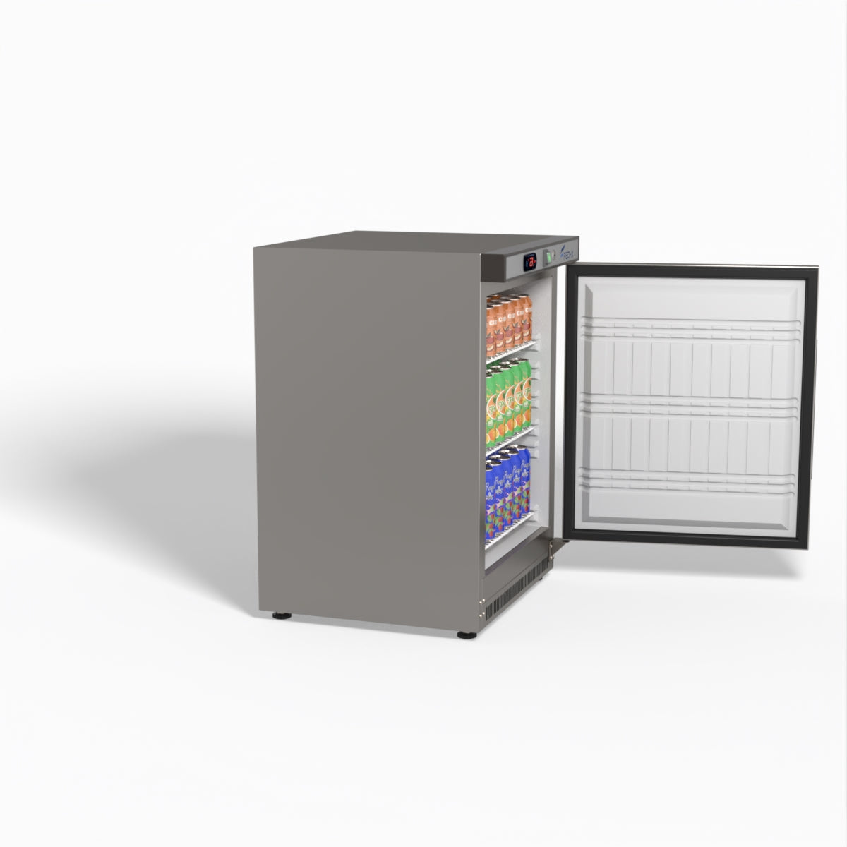 FED-X Thermaster Stainless Steel Upright Static Fridge XR200SS