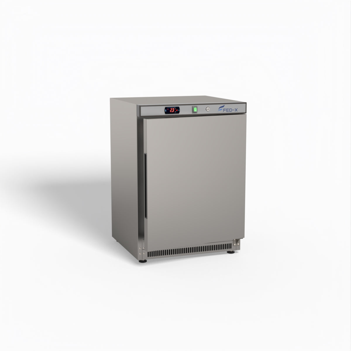 FED-X Thermaster Stainless Steel Upright Static Fridge XR200SS
