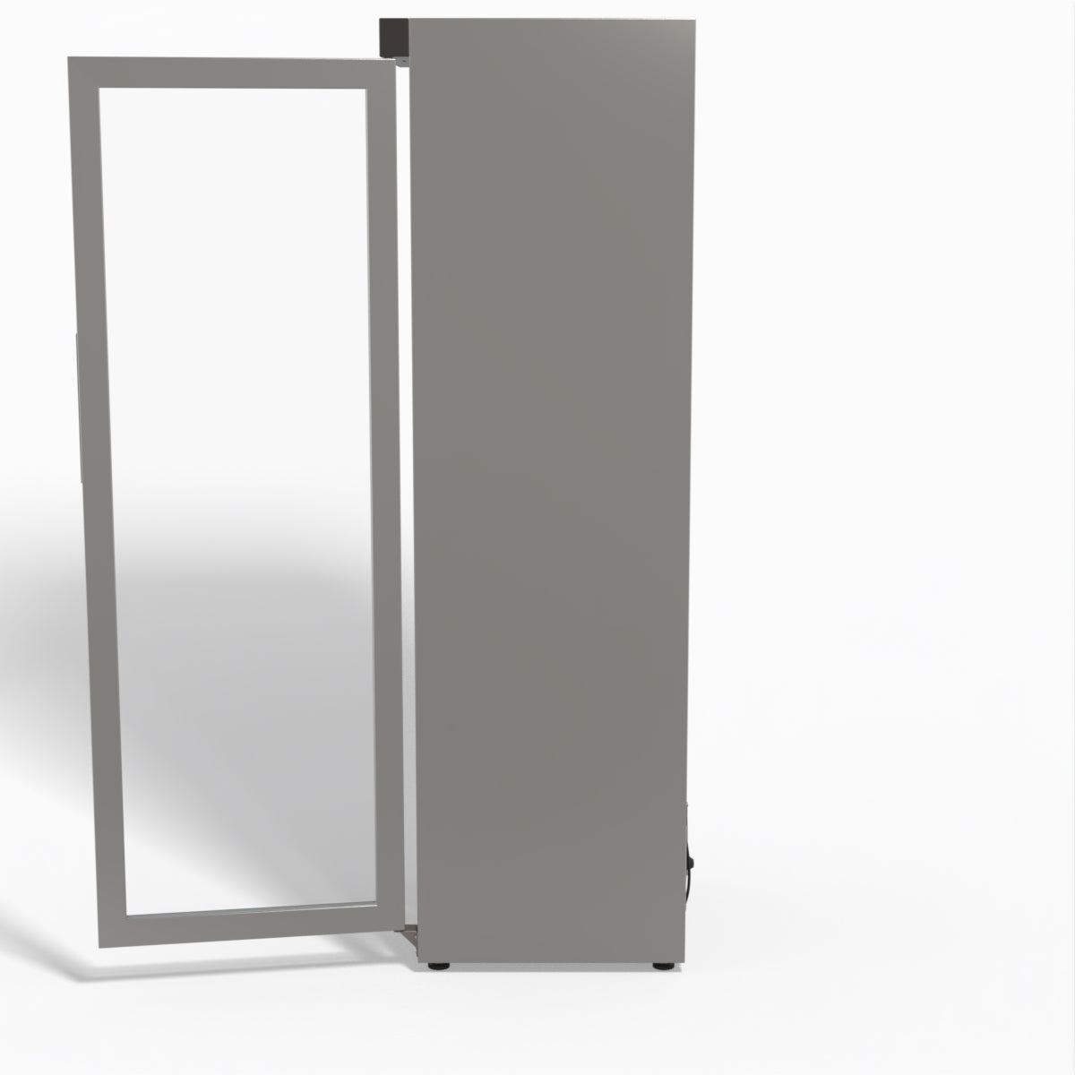 FED-X Thermaster Stainless Steel Upright Static Display Fridge XR400SG